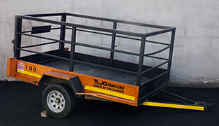 2.4m Utility trailer for hire